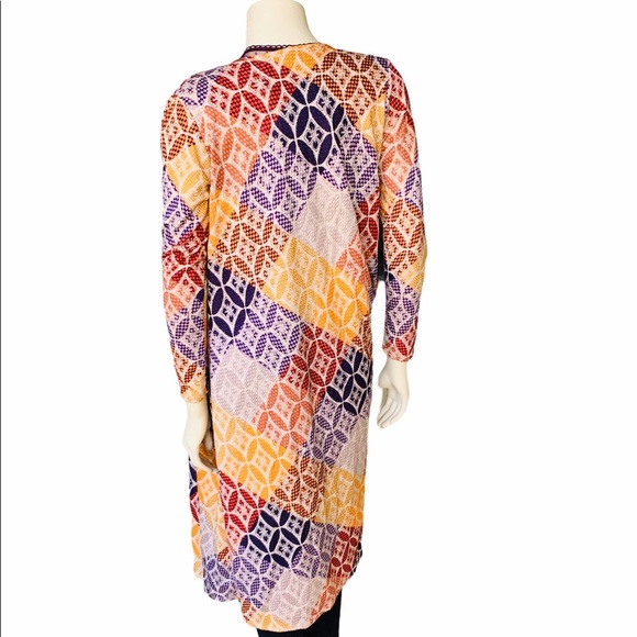 LuLaRoe Sara Long Duster Open Front Cardigan Top - Picture 5 of 9
